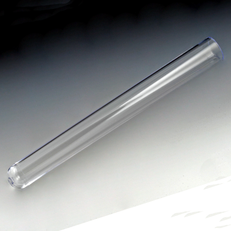 Globe Scientific Test Tube, 16 x 150mm (20mL), PS Test Tubes; Plastic Tubes; Round bottom tubes
